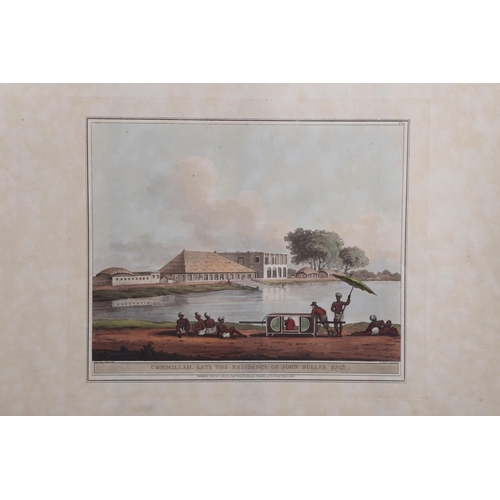 327 - Lieut James Hunt: pub Orme, two early 19th century aquatints, 