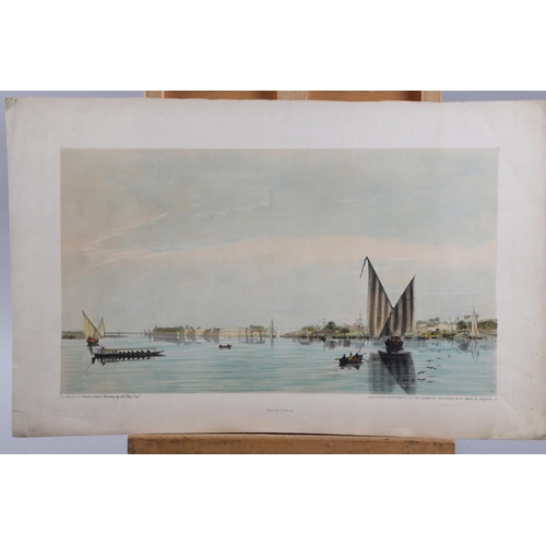 329 - After Robert Hay: two 19th century hand-coloured lithographs, 