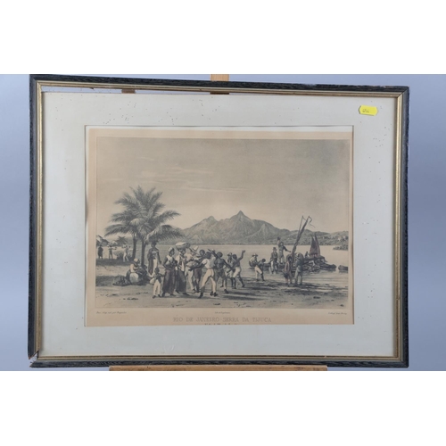 337 - William Walcot: a signed etching, Piccadilly Circus, blind stamp dated 11/24, in strip frame, and th... 