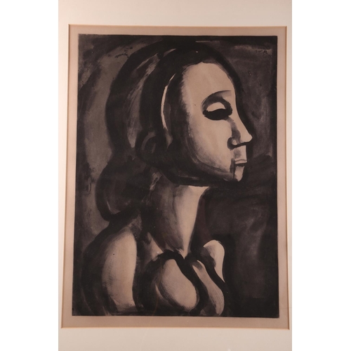 346 - Georges Rouault: aquatint plate 16 from Miserere series, 