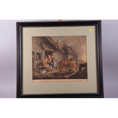 348 - After George Morland: two 18th century colour aquatints, 