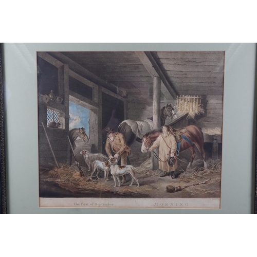 348 - After George Morland: two 18th century colour aquatints, 