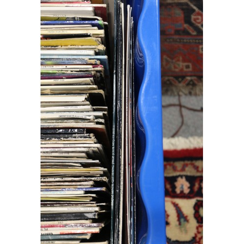 170 - A collection of vinyl LPs and 12