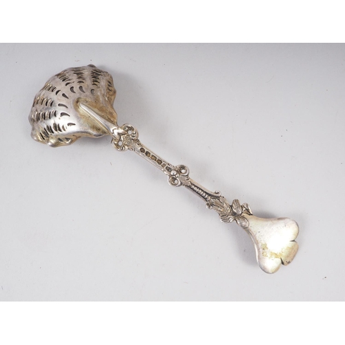 288 - A Victorian sifter spoon, 1.8oz troy approx