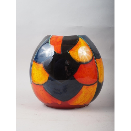 3 - A Poole 1970s polychrome decorated oviform vase, 10