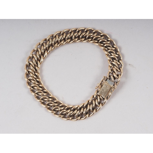 364 - A 9ct gold fancy link bracelet, 13.7g