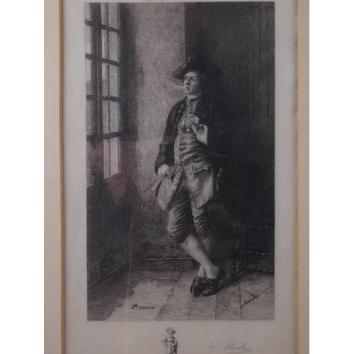 399 - After Meissonier: a pair of etchings, 