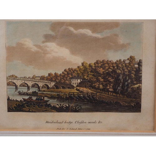 403 - A 19th century aquatint, 