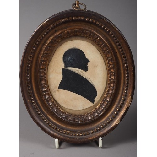 522 - A portrait miniature, inscribed verso Lady Hamilton, 7cm x 5.5cm, in ebonised frame (damages), a 19t... 