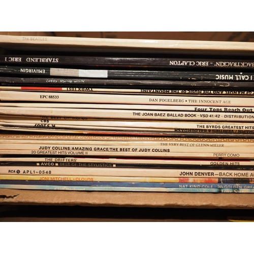 282 - A quantity of mostly 33rpm records, including Eric Clapton 