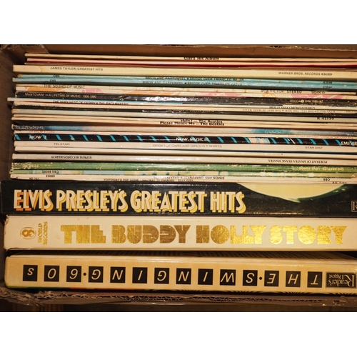 282 - A quantity of mostly 33rpm records, including Eric Clapton 