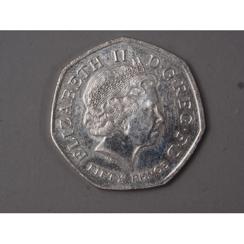 432 - A collection of modern 50-pence pieces, including a 2009 Kew Gardens 50-pence piece, Beatrix Potter,... 