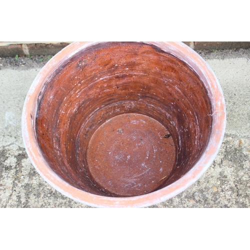 288 - A 19th century terracotta bread bin and cover, 16