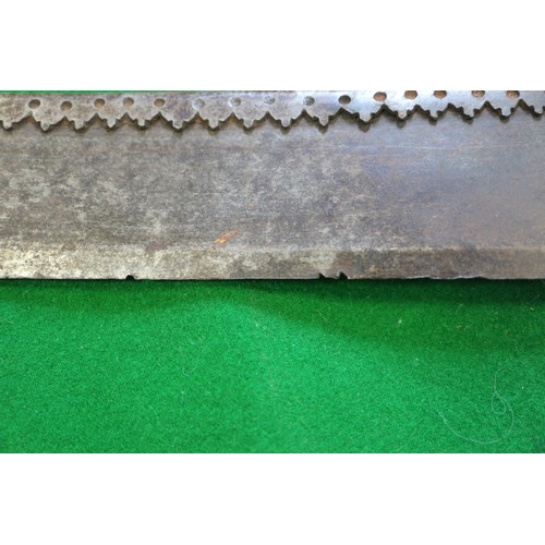 256 - A 19th century Indian Tulwar type sword, blade 27 3/4