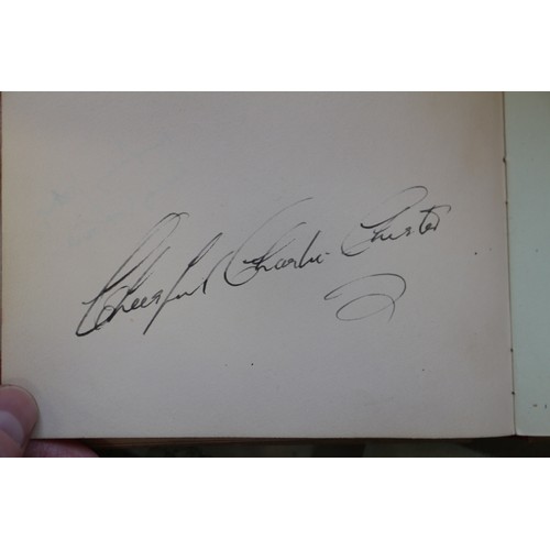 336 - An album containing autographs of stars of stage and screen, including Jon Pertwee, Peter Cavenagh, ... 