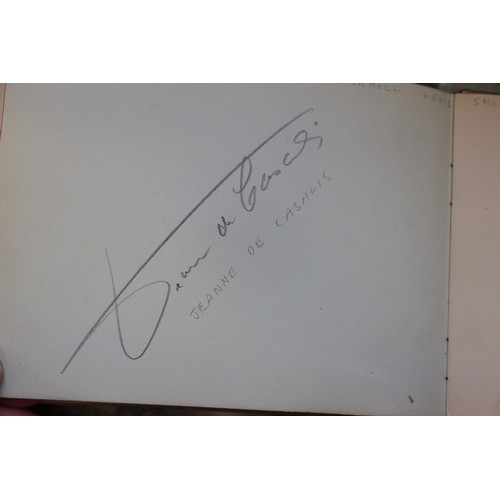 336 - An album containing autographs of stars of stage and screen, including Jon Pertwee, Peter Cavenagh, ... 