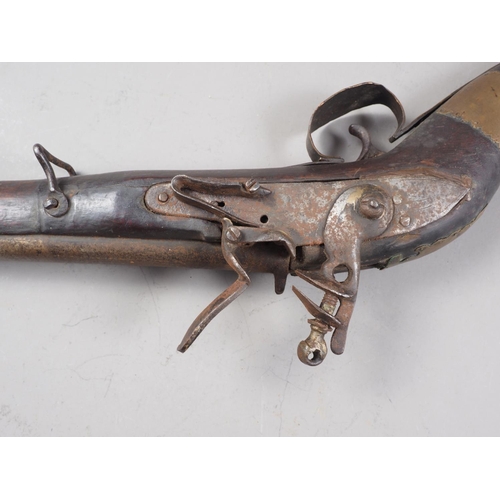 202 - A Jezail flintlock musket, barrel 44