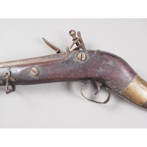 202 - A Jezail flintlock musket, barrel 44