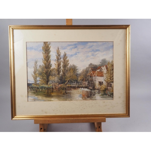 421 - English late 19th century: watercolours, 