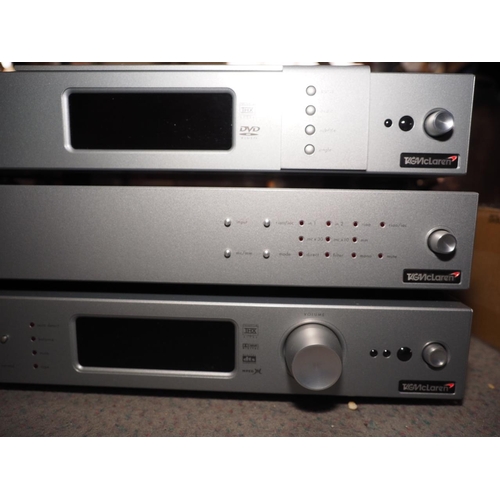 259 - A TAG Mclaren AvantGarde five channel amplifier 100 x 5R, a matching Phono preamplifier PPA20, a DVD... 