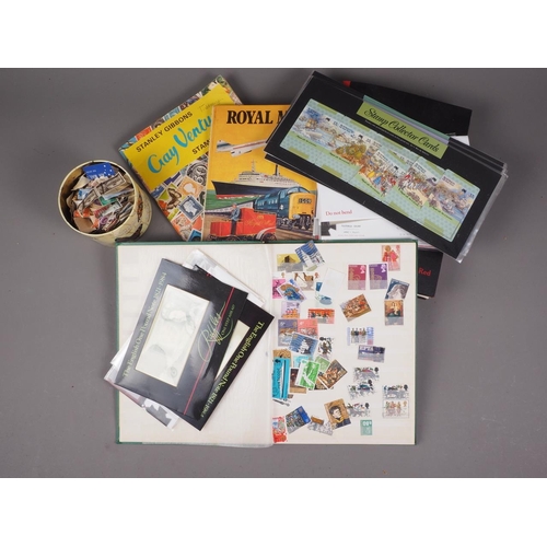 305 - A quantity of first day covers, loose stamps from around the world, a stock book and albums