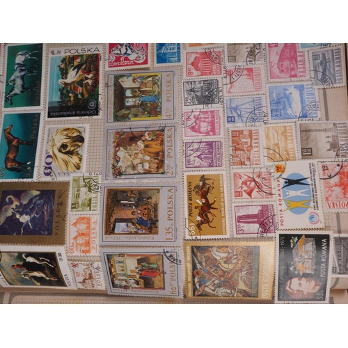 305 - A quantity of first day covers, loose stamps from around the world, a stock book and albums