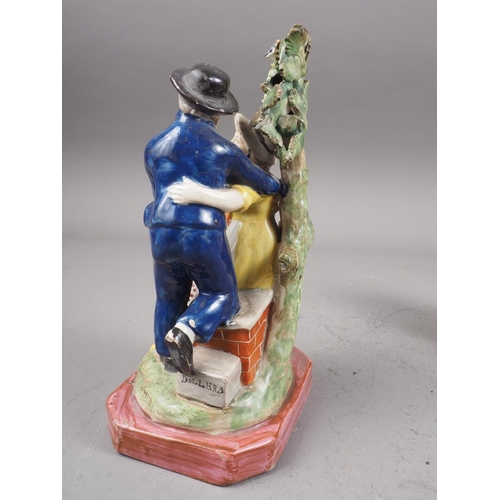 33 - A late 18th century Staffordshire figure group, 