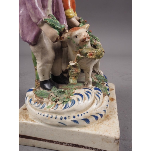 33 - A late 18th century Staffordshire figure group, 