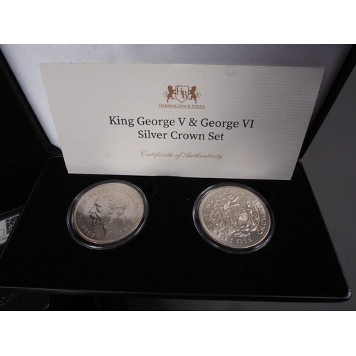 362 - A 2017 UK six coin proof set, a 2019 silver proof 50p silver proof 50p six coin set, a silver Kruger... 