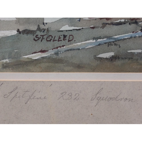 455 - S T Gleed: a pair of watercolours, 