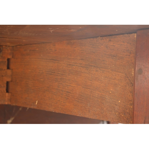 528 - An 18th century Cuban mahogany oval drop leaf dining table, on pad feet, 20