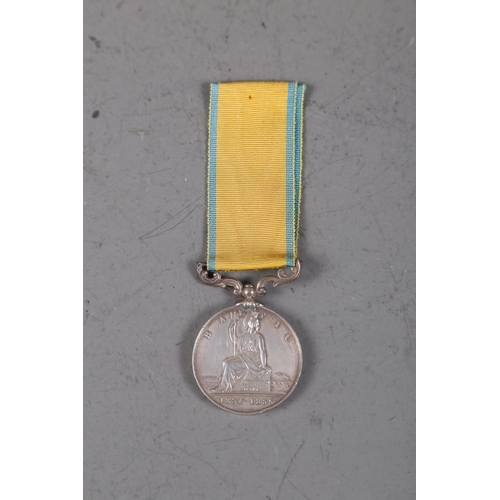 188 - A Victorian Baltic medal 1854-5, awarded to John Cooke captain of Foretop HMS Cruizer, together with... 