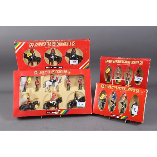 210 - Four Britains Metal Models sets, comprising three 