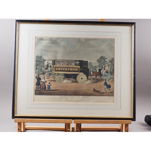 292 - C Hunt & W Summers: an early 19th century hand-coloured aquatint, 