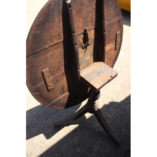 401 - A largely early 19th century Cuban mahogany side table, fitted single drawer, on chamfered supports,... 