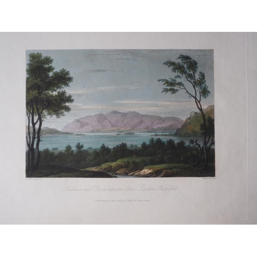 279 - After Joseph Farrington: eleven early 19th century hand-coloured engravings, Lakeland views, 2x 