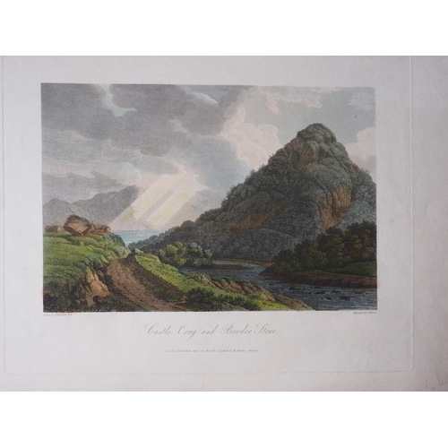 279 - After Joseph Farrington: eleven early 19th century hand-coloured engravings, Lakeland views, 2x 