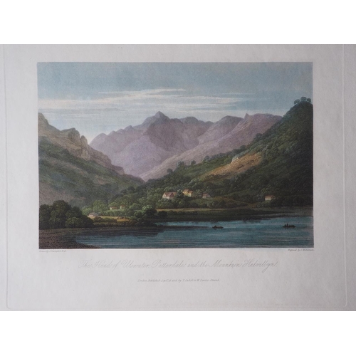 279 - After Joseph Farrington: eleven early 19th century hand-coloured engravings, Lakeland views, 2x 