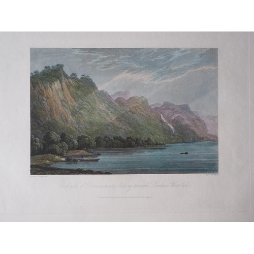 279 - After Joseph Farrington: eleven early 19th century hand-coloured engravings, Lakeland views, 2x 