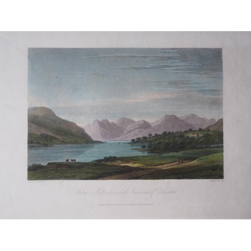 279 - After Joseph Farrington: eleven early 19th century hand-coloured engravings, Lakeland views, 2x 