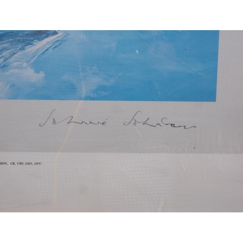 299 - After Robert Taylor: a signed colour print, 