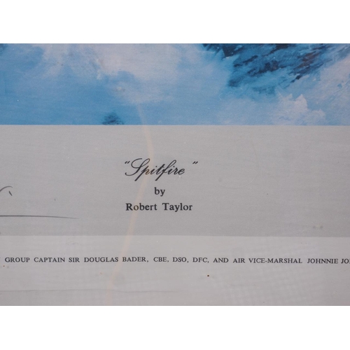 299 - After Robert Taylor: a signed colour print, 