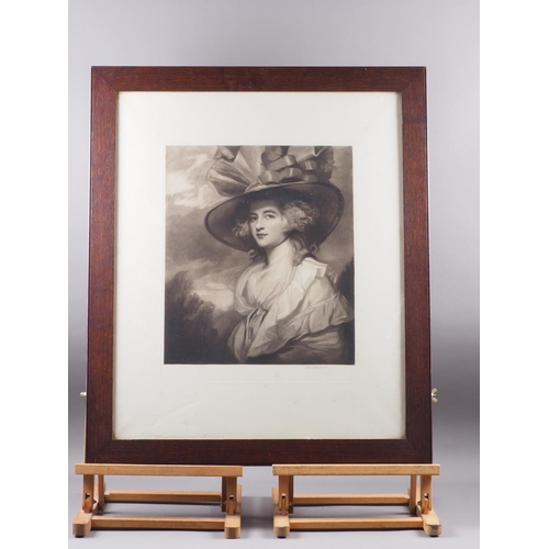 309 - A photogravure after Gainsborough, 