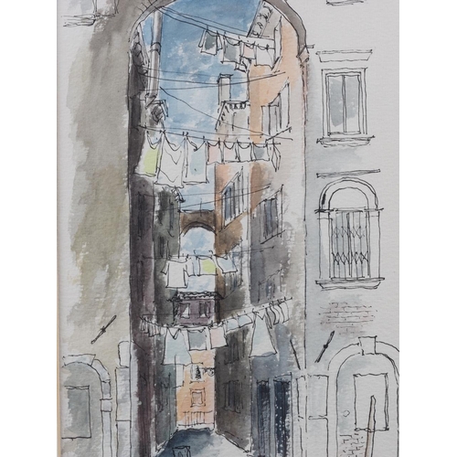 343 - Stuart Rose, '86: pen and wash study, 