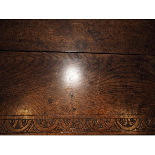 433 - A 19th century carved oak table centre, fitted one drawer, on barley twist and stretchered supports,... 