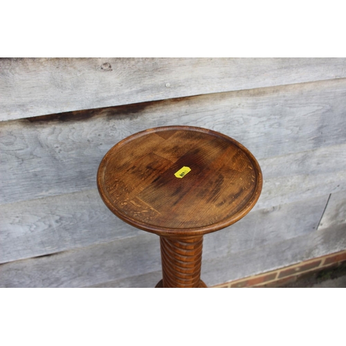 507 - A spiral turned plant stand, 40