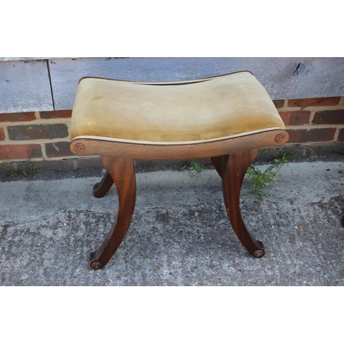 512 - A mahogany 'D' shaped console table, 29