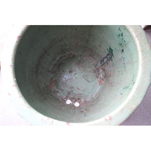 461 - A pottery slip decorated plant pot, 17