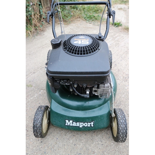 459 - A Masport mulching lawn mower with Briggs & Stratton Quantum XE 45 petrol mower