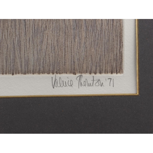 303 - Valerie Thornton, '71: a signed limited edition etching, 